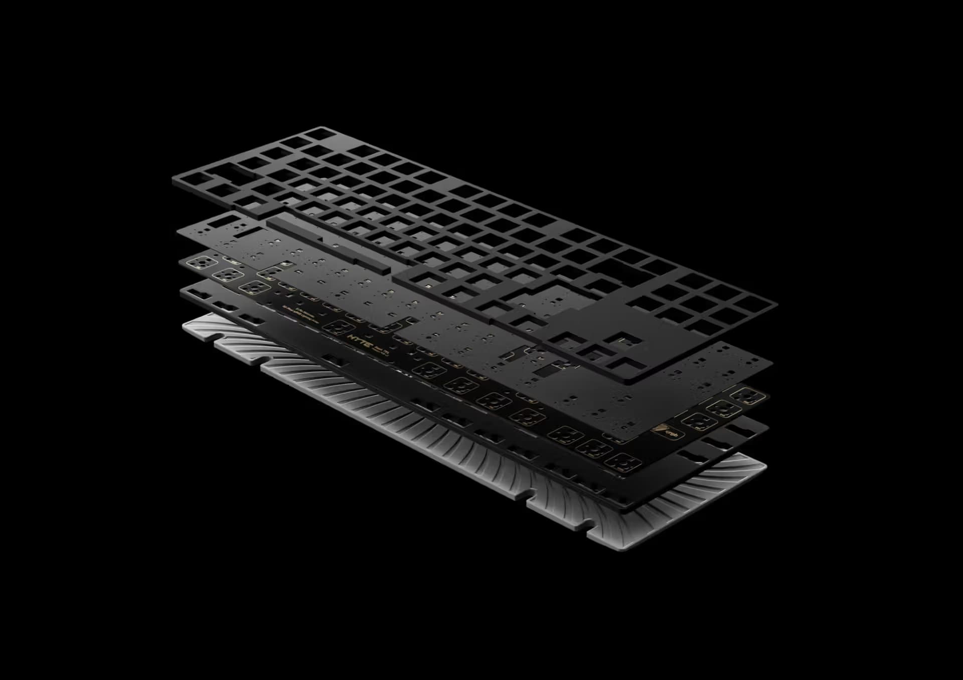 HYTE KEEB TKL RGB Wired HYTE Fluffy Lavender Linear Gaming Keyboard image