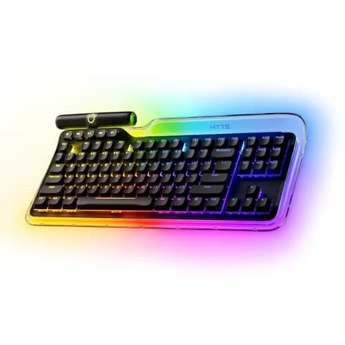 HYTE KEEB TKL RGB Wired HYTE Fluffy Lavender Linear Gaming Keyboard image