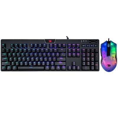 iBuypower MEK 4 RGB Cherry MX Brown Wired Gaming Keyboard With Optical Mouse main image