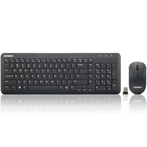 Lenovo 300 Wired/Wireless Standard Keyboard With Optical Mouse main image