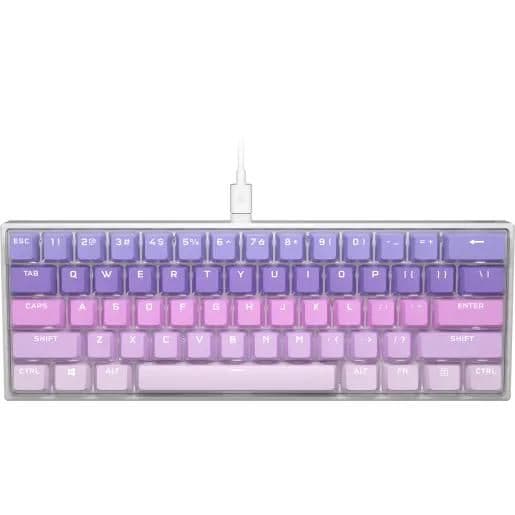 Corsair K65 RGB MINI Pastel Twilight Wired Gaming Keyboard image