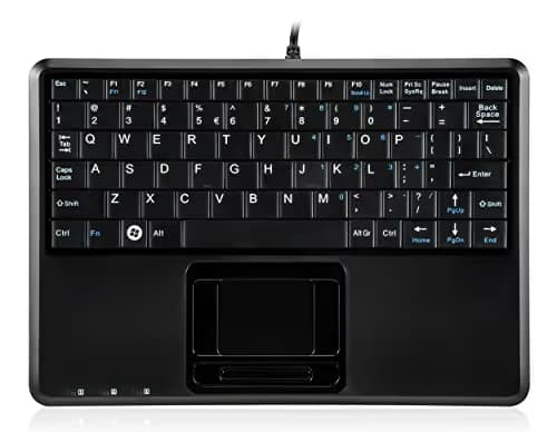 Perixx PERIBOARD-510H PLUS Wired Mini With Touchpad Keyboard image