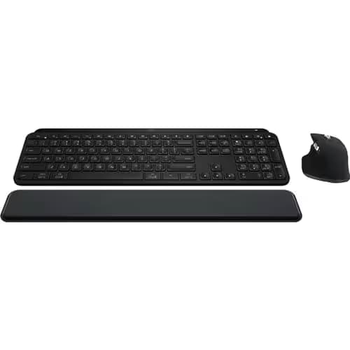Logitech MX Keys S Bluetooth Wireless Wired Slim Keyboard with Laser Mouse main image