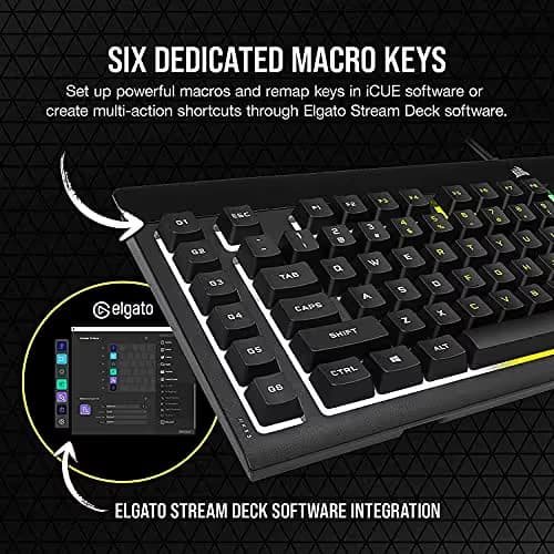 Corsair K55 RGB PRO Wired Gaming Keyboard image
