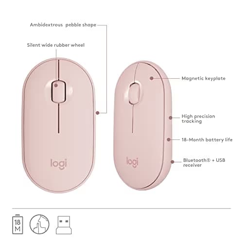 Logitech MK470 Wireless/Wired Slim Keyboard With Optical Mouse image