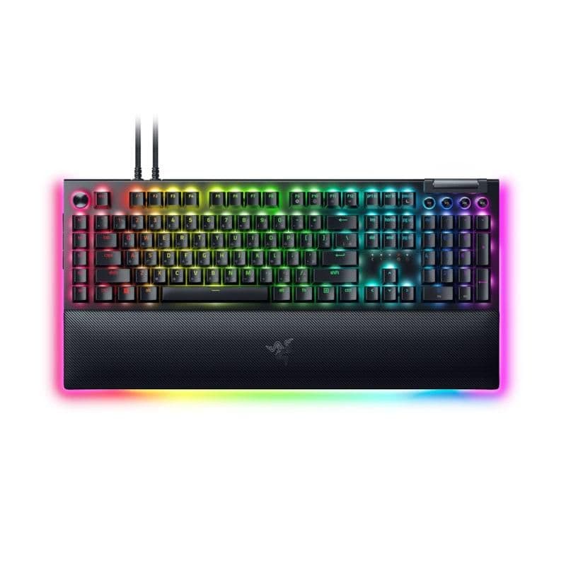 Razer BlackWidow V4 Pro Razer Green RGB Wired Gaming Keyboard image