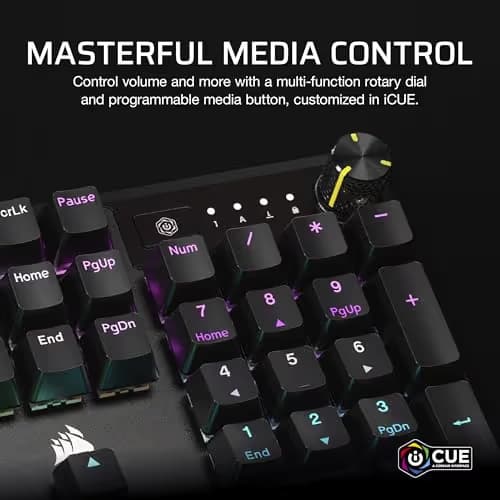 Corsair K70 CORE with Palmrest RGB Wired Gaming Keyboard image