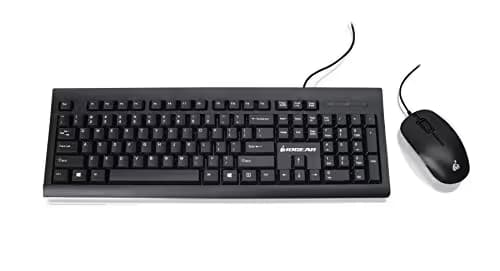 IOGEAR GKM513B Wired Standard Keyboard With Optical Mouse main image