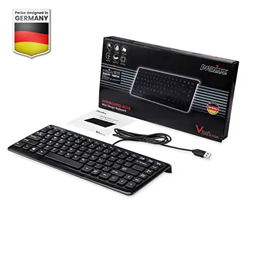 Perixx PERIBOARD-407B Wired Mini Keyboard image