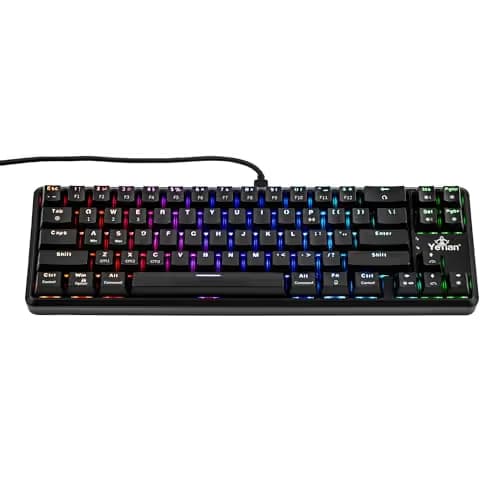 YEYIAN Akil 3500 RGB Wired Standard Outemu Red Mechanical Keyboard image