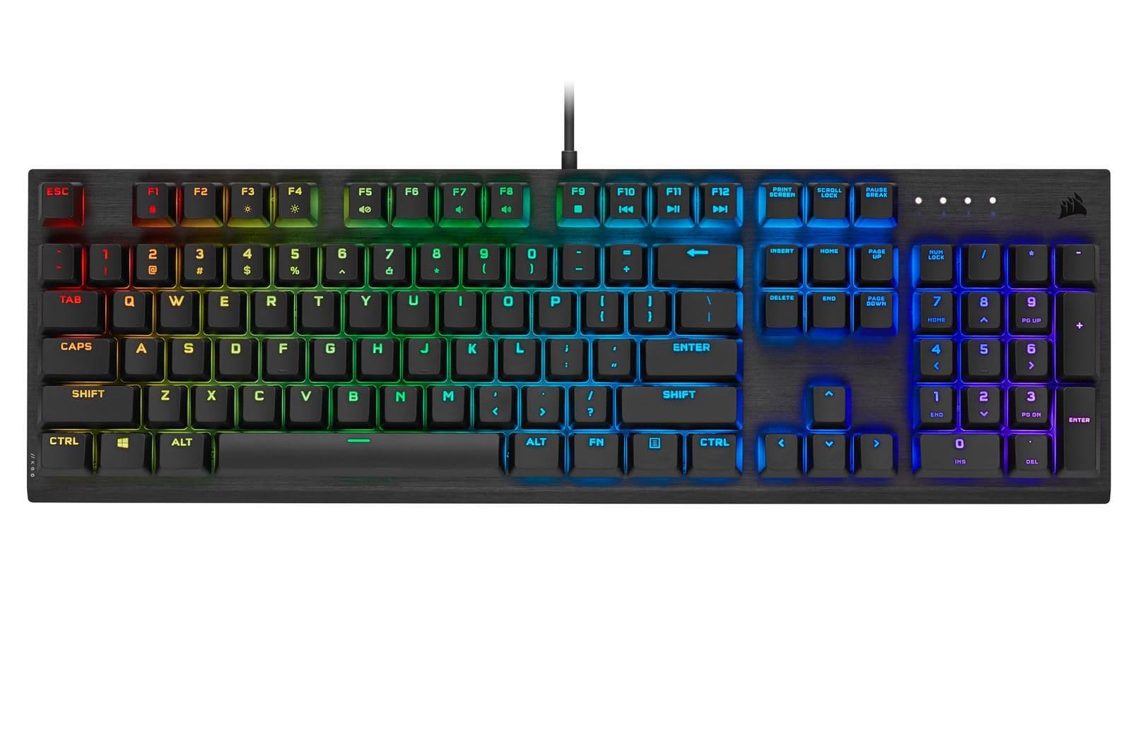 Corsair K60 RGB Pro Wired Cherry Viola Gaming Keyboard image