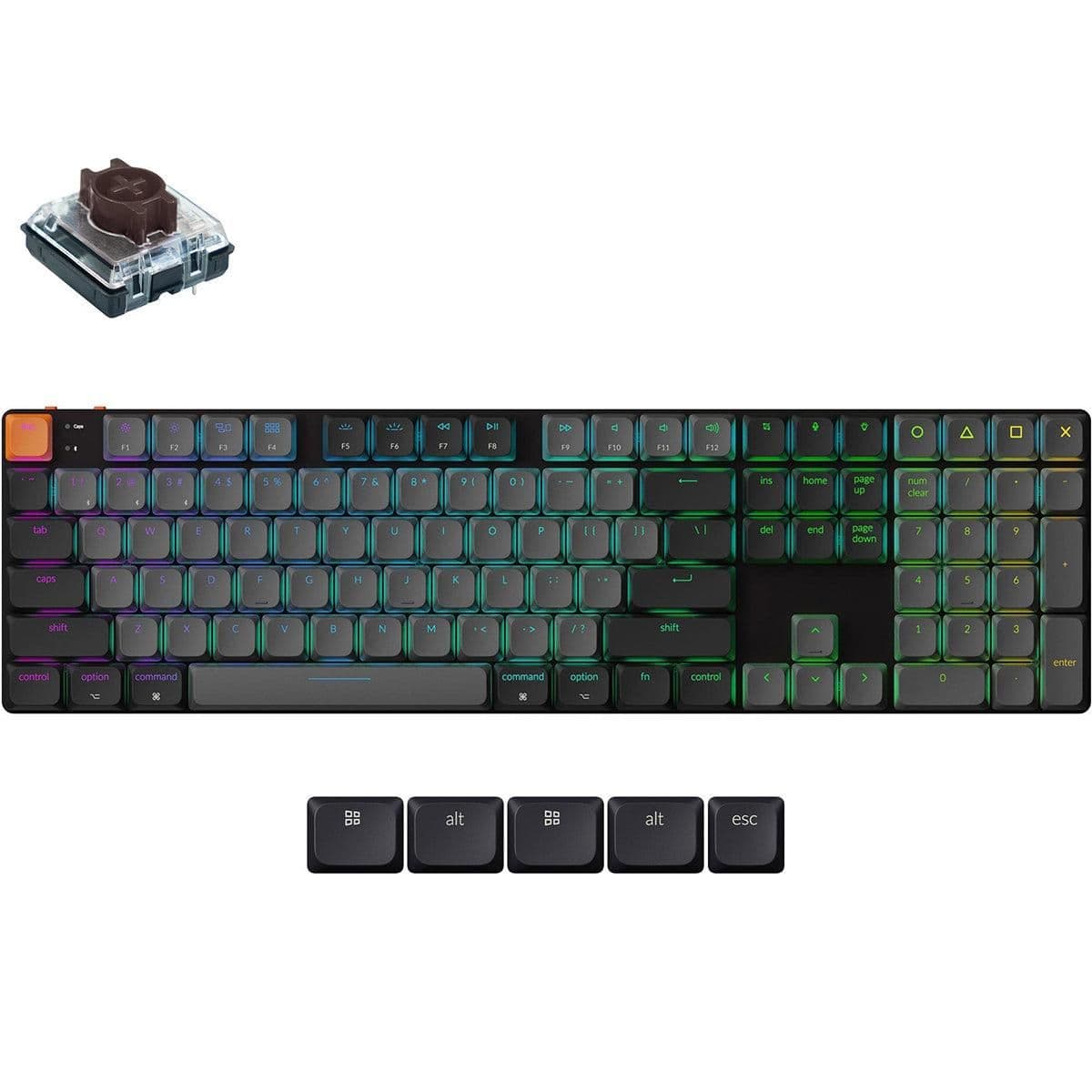 Keychron K5 QMK V2 RGB Bluetooth/Wired Gaming Keyboard main image