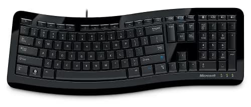 Microsoft 3XJ-00001 Wired Ergonomic Keyboard image