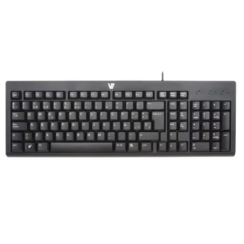 V7 KC0A2-4L3P Wired Standard Keyboard image