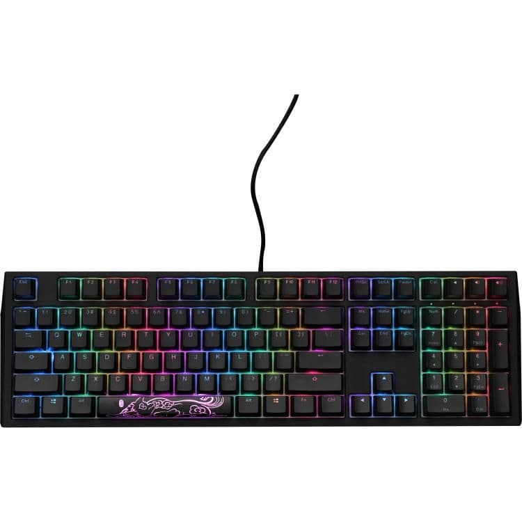 Ducky Shine 7 Blackout RGB Cherry MX Red Mechanical Wired Gaming Keyboard main image