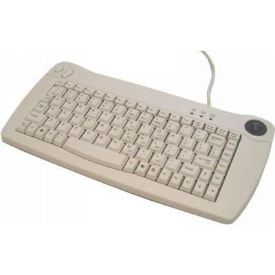 Adesso ACK-5010PW Wired Mini Keyboard With Trackball image