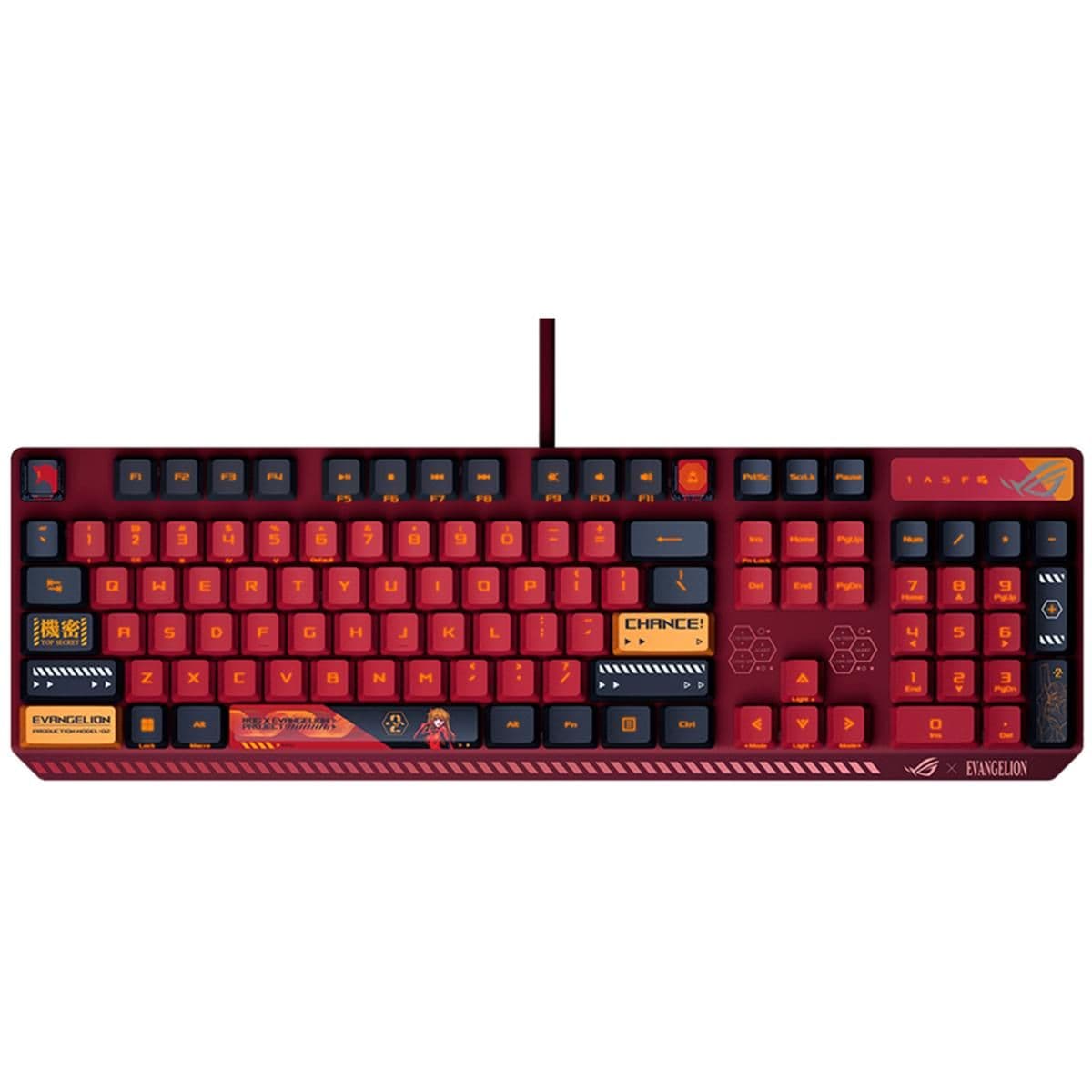 ASUS ROG Strix Scope RX EVA-02 Edition RGB Wired ROG RX Red Optical Gaming Keyboard main image