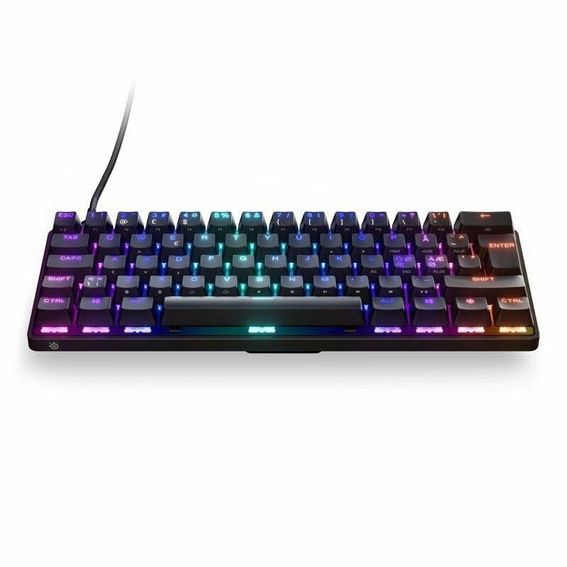 SteelSeries Apex 9 Mini RGB Wired OptiPoint Linear Gaming Keyboard image