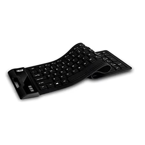Adesso Antimicrobial Waterproof Flex Wired Slim Keyboard image