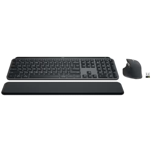 Logitech MX Keys S Bluetooth/Wireless/Wired/Wired Slim Keyboard With Laser Mouse image