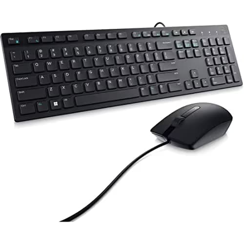 Dell KM300C Wired Standard Keyboard With Optical Mouse main image