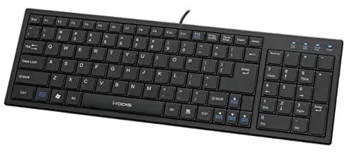 i-rocks KR-6421-BK Wired Slim Keyboard image
