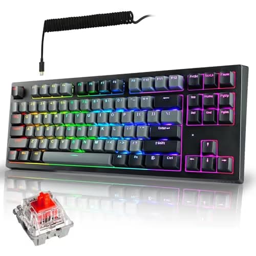 Tecware Phantom+ Elite RGB Bluetooth/Wireless/Wired Tecware Wraith Red Mechanical Gaming Keyboard main image