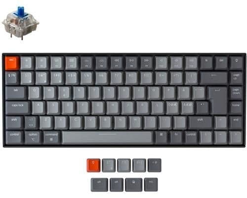 Keychron K2 Plastic Wireless Standard Gateron G Pro Blue Mechanical Keyboard image