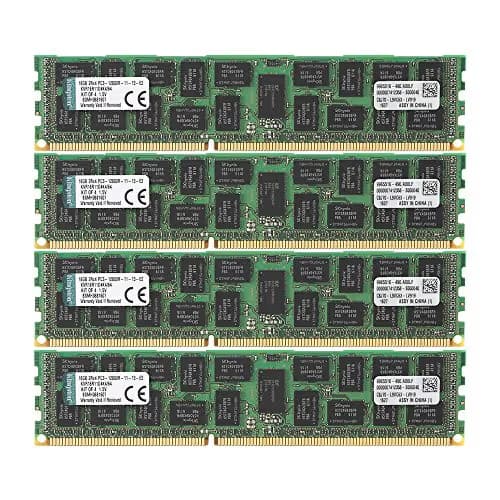 Kingston KVR16R11D4K4/64 Registered Green DDR3-1600 CL11 64GB (4x16GB) image