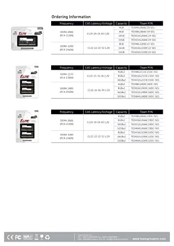 TEAMGROUP Elite Black DDR4-2666 SODIMM CL19 16GB (1x16GB) image