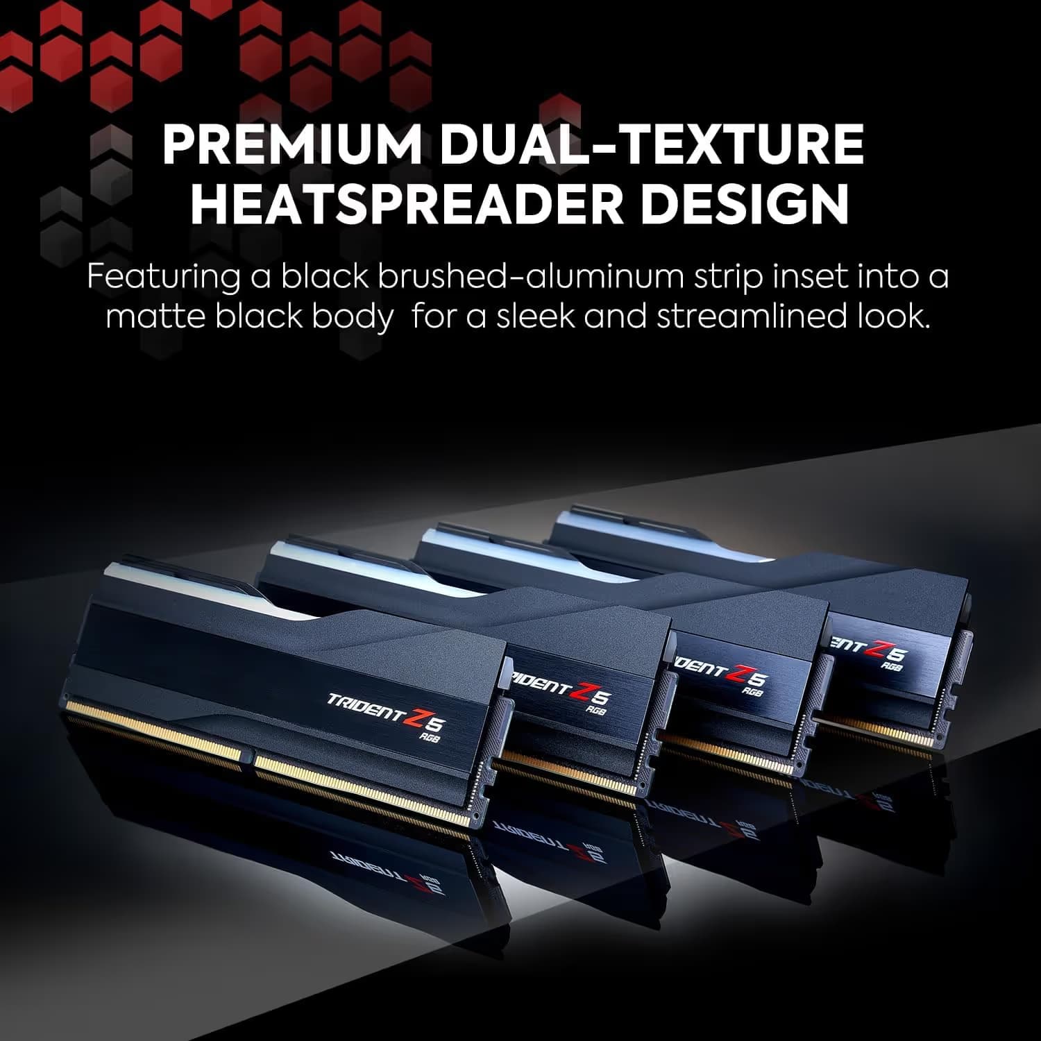 G.Skill Trident Z5 RGB Matte Black DDR5-6000 CL36 32GB (2x16GB) image