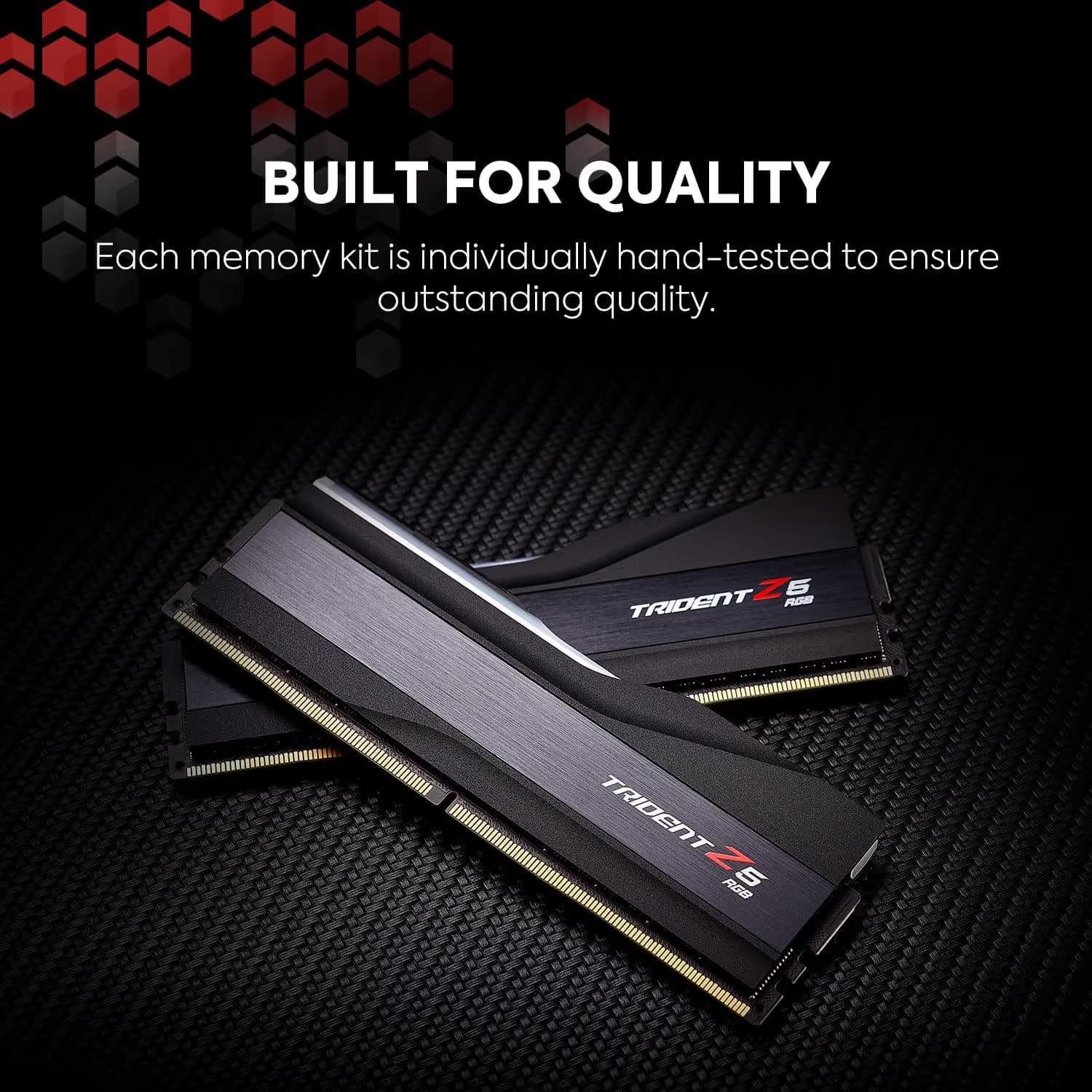 G.Skill Trident Z5 RGB Matte Black DDR5-6000 CL36 32GB (2x16GB) image