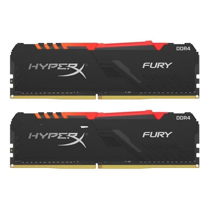 Kingston HyperX Fury RGB Black DDR4-2666 CL16 16GB (2x8GB) image