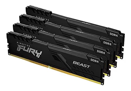 Kingston FURY Beast Black DDR4-3200 CL16 64GB (4x16GB) image
