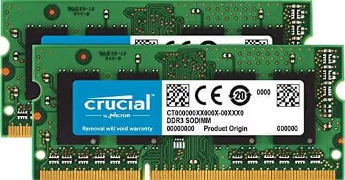 Crucial CT2KIT204864BF160B Black / Green SODIMM DDR3-1600 CL11 32GB (2x16GB) image