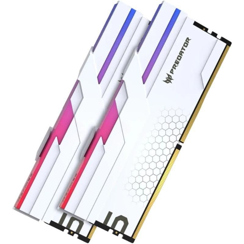 Acer Predator Hermes RGB White DDR5-6400 CL32 64GB (2x32GB) image