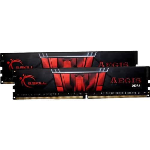 G.Skill Aegis Black / Red DDR4-2400 CL17 16GB (2x8GB) image