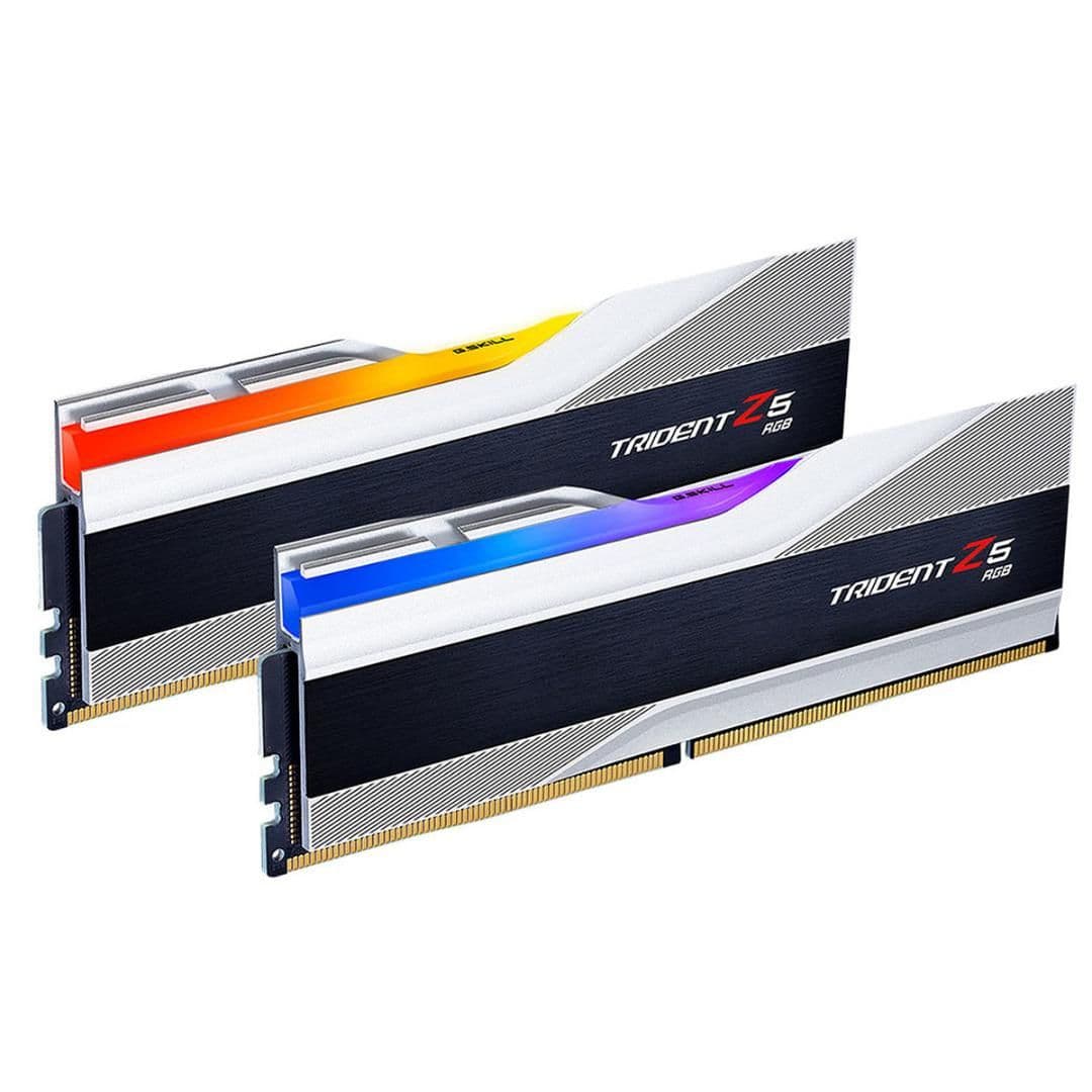 G.Skill Trident Z5 RGB Silver / Black DDR5-6000 CL40 32GB (2x16GB) image