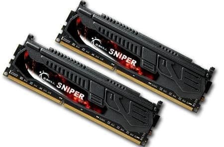 G.Skill Sniper Black / Red DDR3-1600 CL9 8GB (2x4GB) image