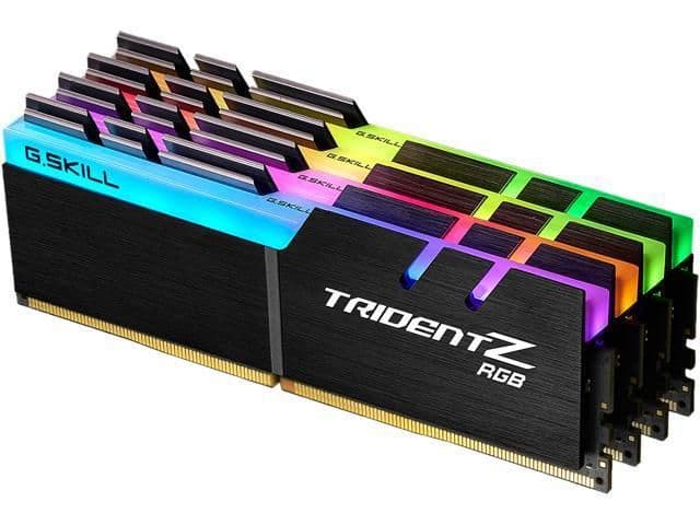 G.Skill Trident Z RGB Black DDR4-4000 CL17 32GB (4x8GB) image
