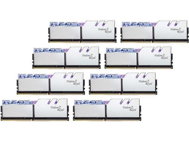 G.Skill Trident Z Royal Silver DDR4-3200 CL14 256GB (8x32GB) main image