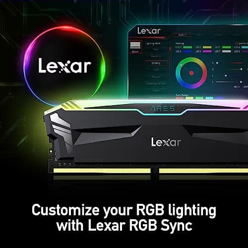 Lexar Ares RGB Black DDR4-3600 CL18 16GB (2x8GB) image