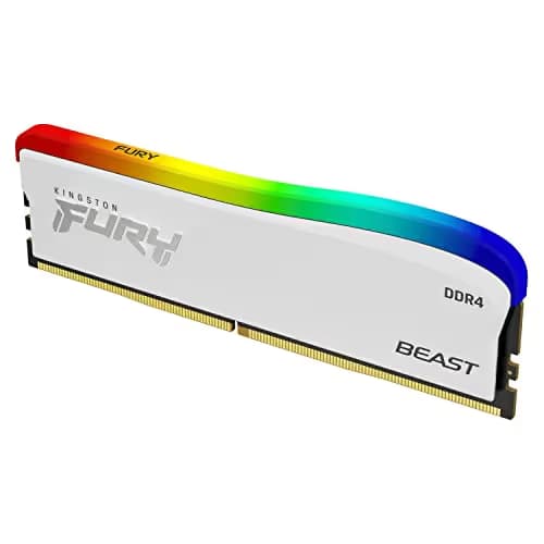 Kingston Fury Beast RGB Special Edition White DDR4-3600 CL17 8GB (1x8GB) image