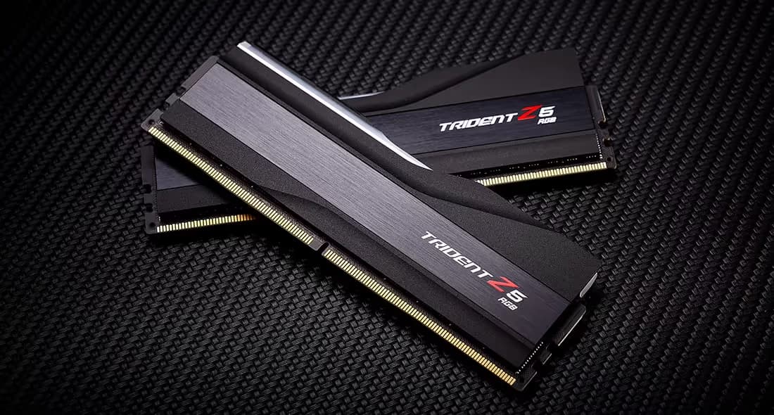 G.Skill Trident Z5 RGB Matte Black DDR5-5600 CL36 32GB (2x16GB) image