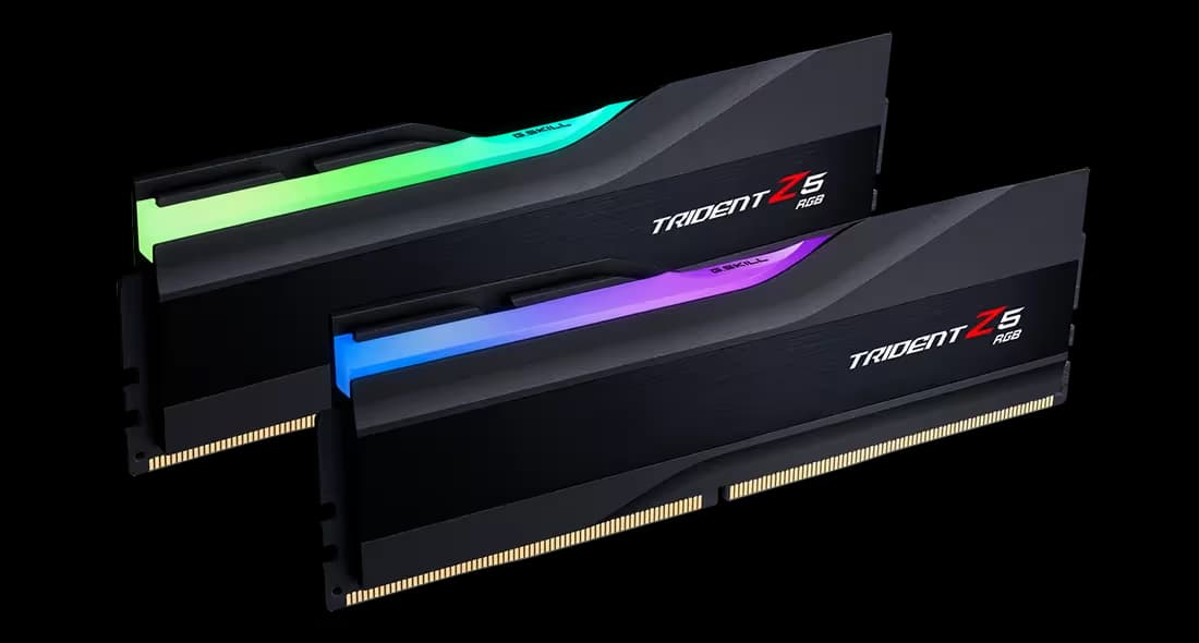 G.Skill Trident Z5 RGB Matte Black DDR5-5600 CL36 32GB (2x16GB) image