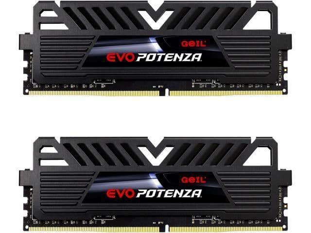 GeIL EVO POTENZA Black DDR4-3200 CL16 16GB (2x8GB) image