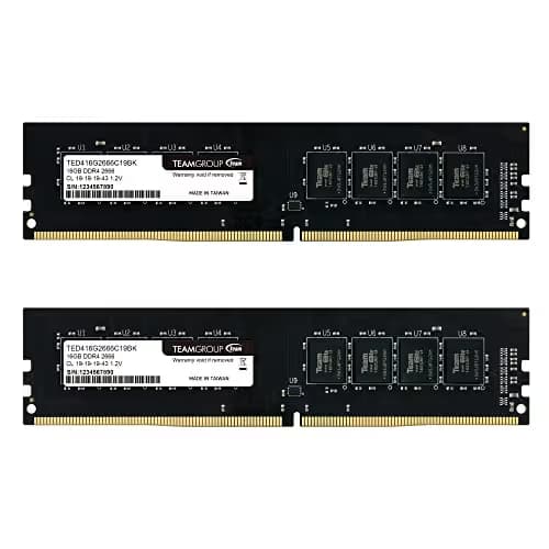 TEAMGROUP Elite Black DDR4-2666 CL19 32GB (2x16GB) main image