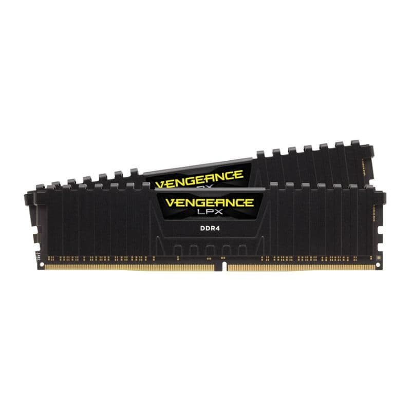 Corsair Vengeance LPX Black / Yellow DDR4-3000 CL16 16GB (2x8GB) image