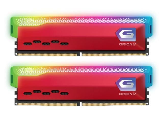 GeIL ORION V RGB AMD Red DDR5-5600 CL38 32GB (2x16GB) image