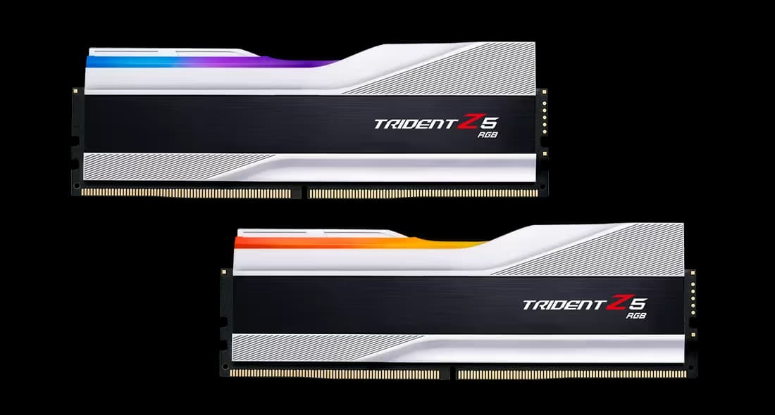 G.Skill Trident Z5 RGB Metallic Silver DDR5-5600 CL36 32GB (2x16GB) image